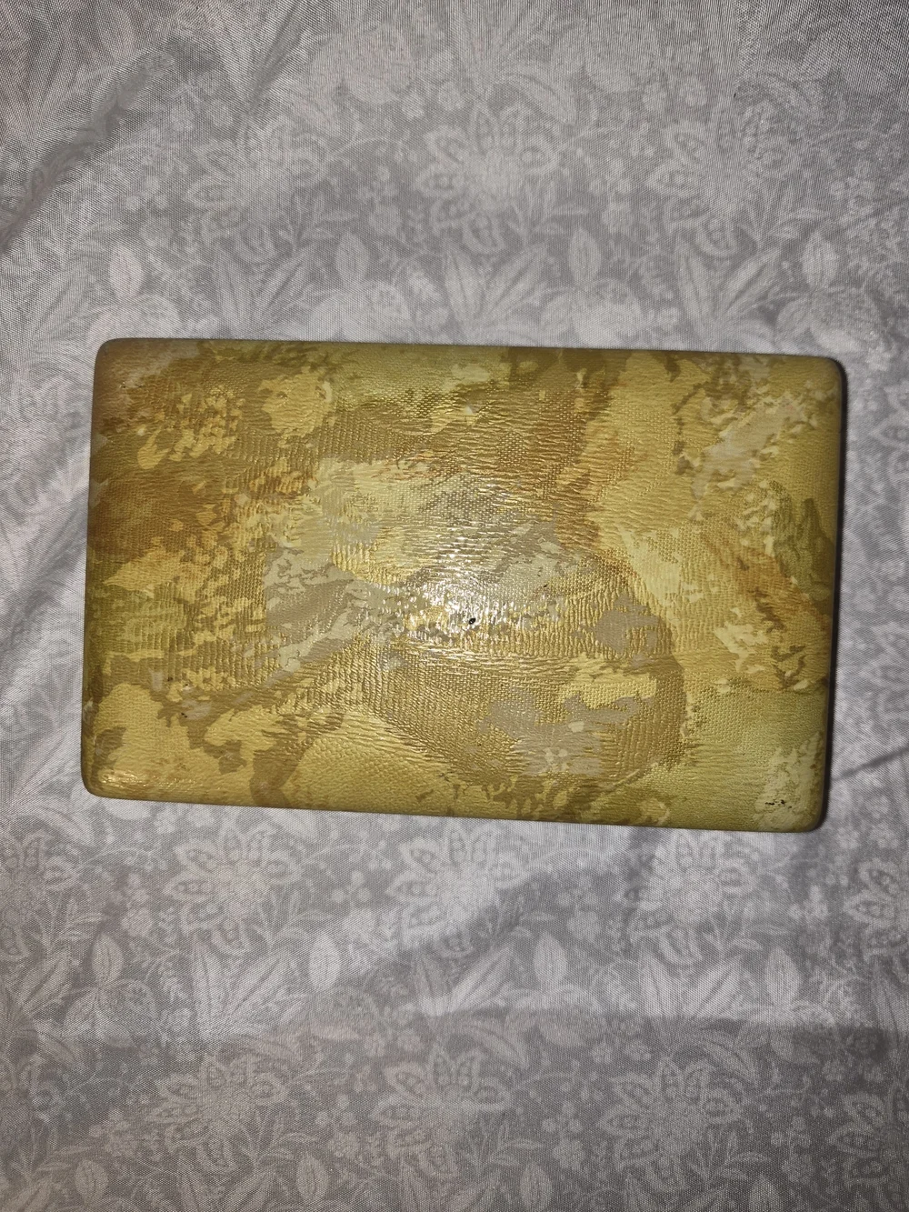 Mele.Vintage Gold Tone Jewelry Display Box